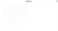 Desktop Screenshot of kiljano.se